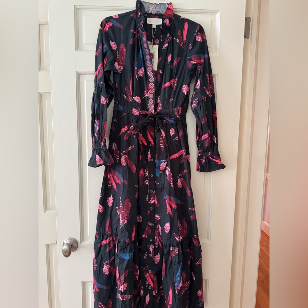 NWT Sheridan French Britt Dress - Mulberry Plum